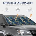 thumbnail image 7 of Picia Halloween Elements 2 Piece Car Windshield Sun Shade Foldable | Foldable Sun Shield for Front Window Blocks UV Rays and Keeps Your Vehicle Cool-, 7 of 7