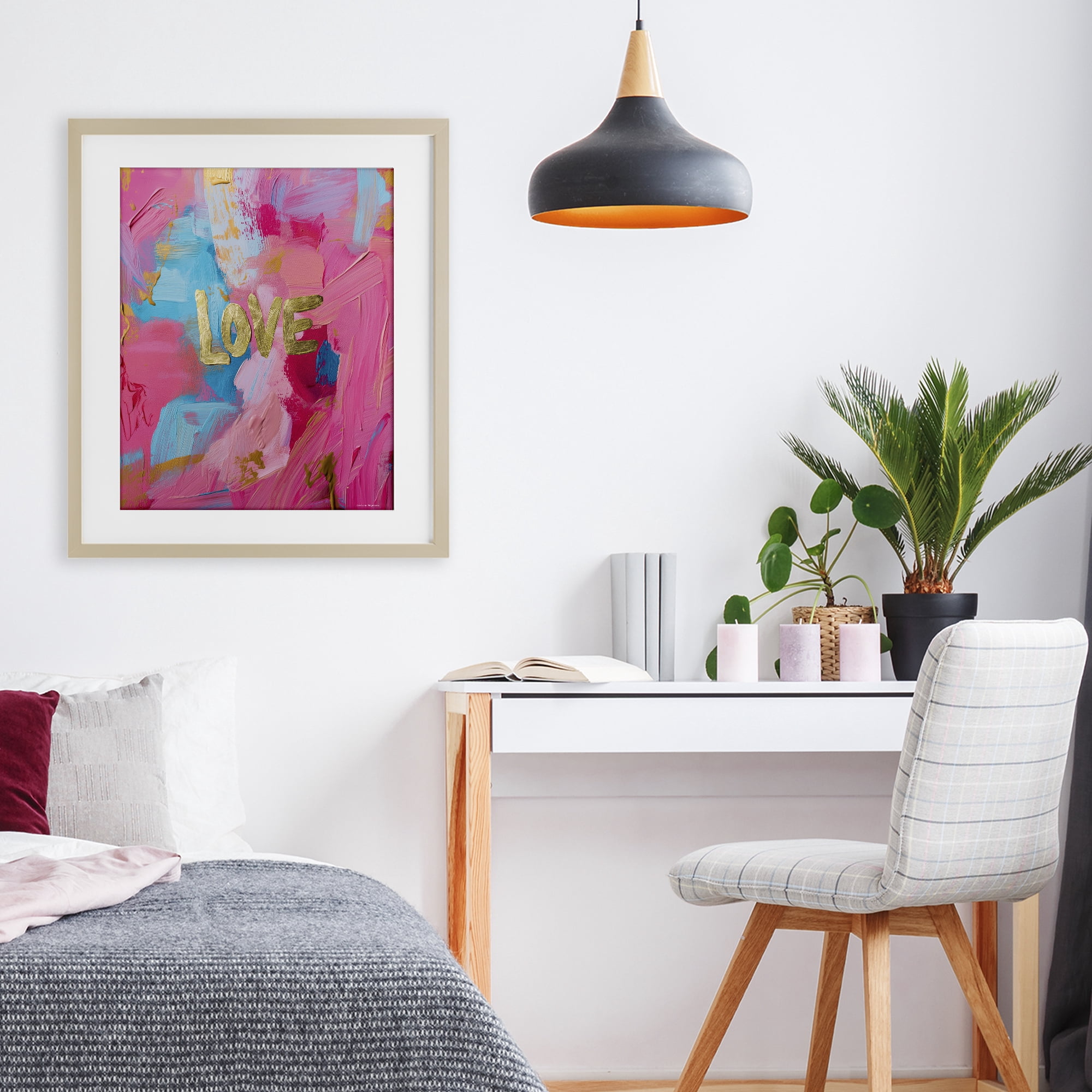 Stupell Industries Glam Love In Motion Birch Framed Print Under Glass, design by Svetlana Aleynikova