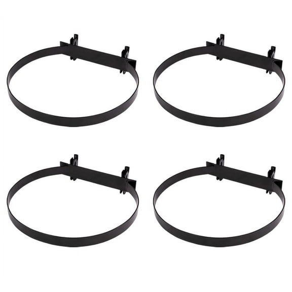 (4 Pack) E-Track Bucket Holder - Enclosed Trailer 5 Gallon Bucket Holder - E-Track Accessories for Enclosed Trailer, Workshop, & Garage - Max 12-2/5" Bucket Dia