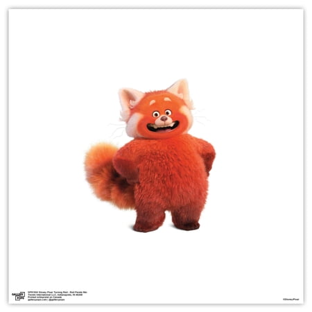 Gallery Pops Disney Pixar Turning Red - Red Panda Mei Wall Art, Unframed Version, 12" x 12"