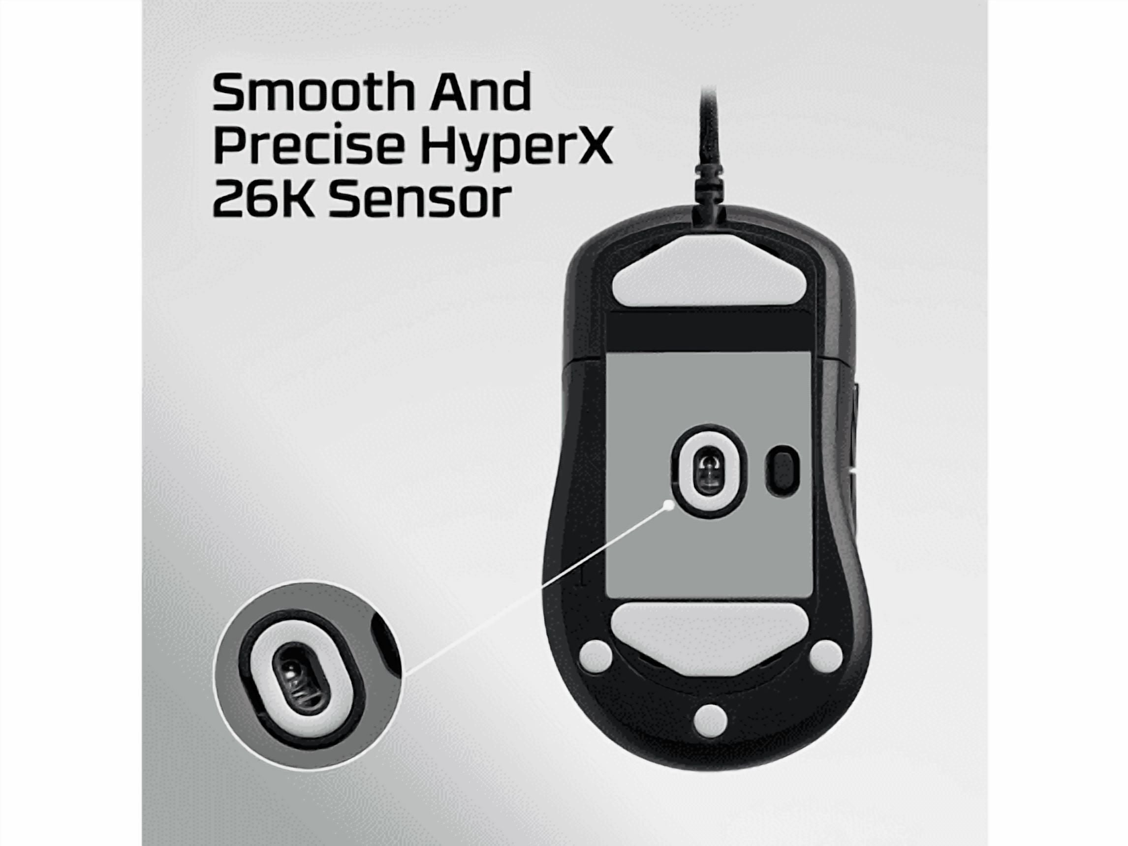 HyperX Pulsefire Saga Gaming Mouse (Black)