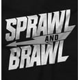 thumbnail image 2 of Sprawl and Brawl Muay Thai Fight Long Sleeve TShirt Men Women Brisco Brands S, 2 of 6