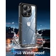 thumbnail image 2 of for iPhone 15 Pro Case Waterproof,Shockproof Bumper iPhone 15 Pro Case with Built-in Screen Protector Anti-Scratches Anti-Dirt 360°Full Body Protective Phone Case for iPhone 15 Pro 6.1’’-Blue, 2 of 7