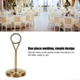 thumbnail image 2 of Stainless Steel Ticket Organizer, Gold Desk Receipt Holder, Elegant Design For Professional Settings, 2 of 5