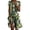 Camouflage, variant on Women's Summer Midi Dresses Oversized Floral Printed Short Sleeve Beach Dress Casual Crew Neck Knee Length A-Line Dresses Sky Blue XXL