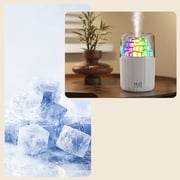 Mini Humidifier, USB Desktop Humidifier With Color Changing Night Light Silent Mist Output And Large Spray Volume, Air Moisturizer for Bedroom Office Nursery Home Workspace