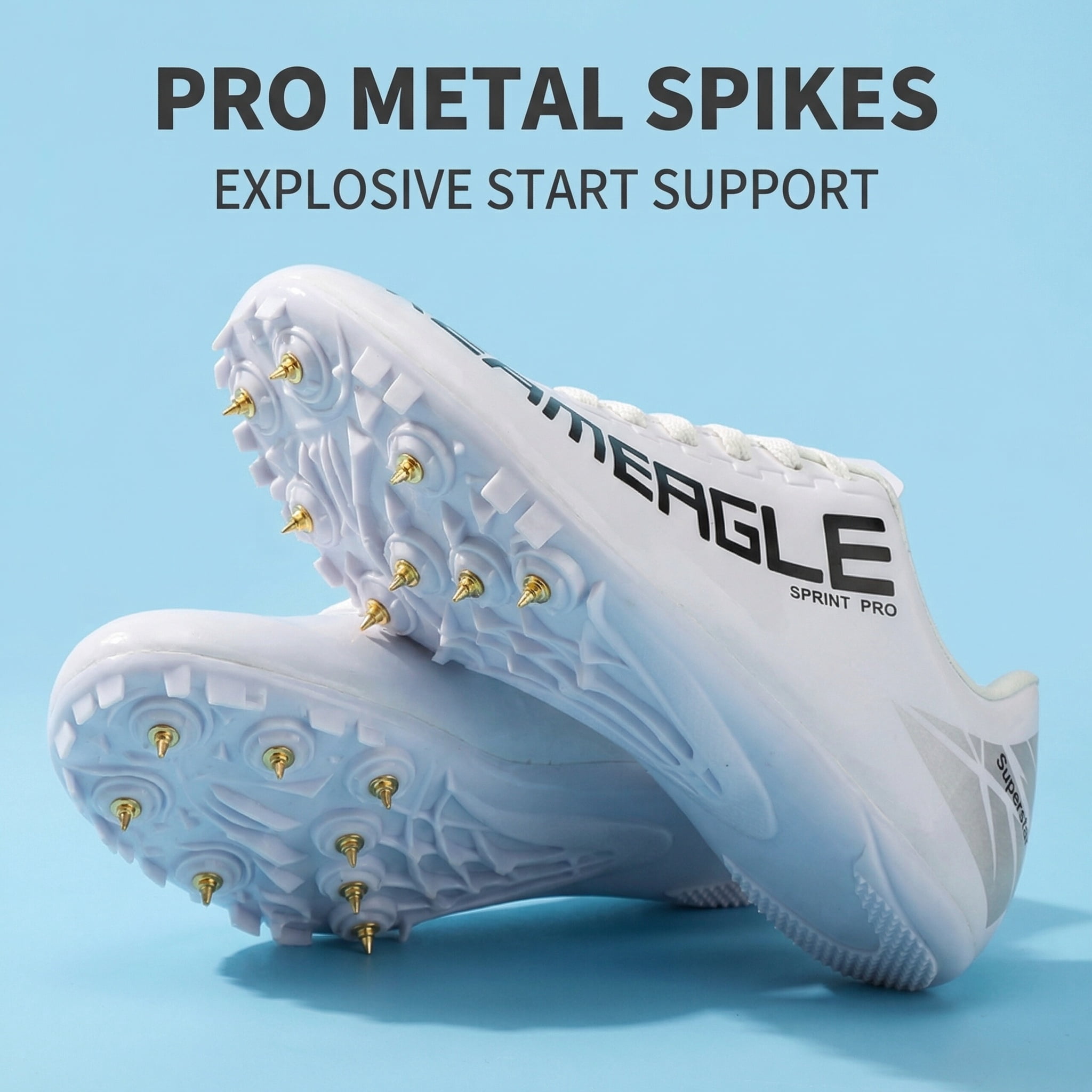 Track and Field Running Spike Shoes for Men, Women, Boys and Girls, Unisex
