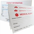 thumbnail image 2 of My Identity Doctor - 25 MyIDCards Medical Alert ID Card Thick 400lb Card Stock, 2 of 4