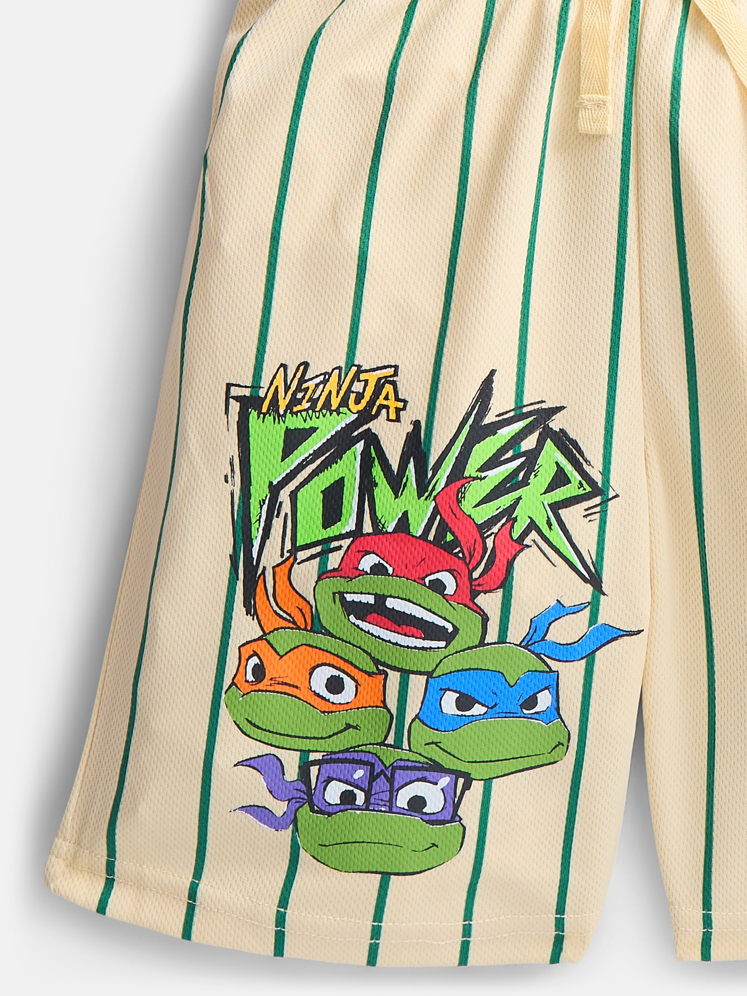 Teenage Mutant Ninja Turtles Boys Baseball Jersey and Matching Shorts Set, 2-Piece, Sizes 4-12