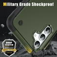 thumbnail image 2 of Dteck for Samsung Galalxy A54 5G Case with Built-in Kickstand, Heavy Duty Hybrid Shockproof Rugged Hard Plastic Bumper Soft Silicone Rubber Drop Protective Phone Cover,armygreen, 2 of 7