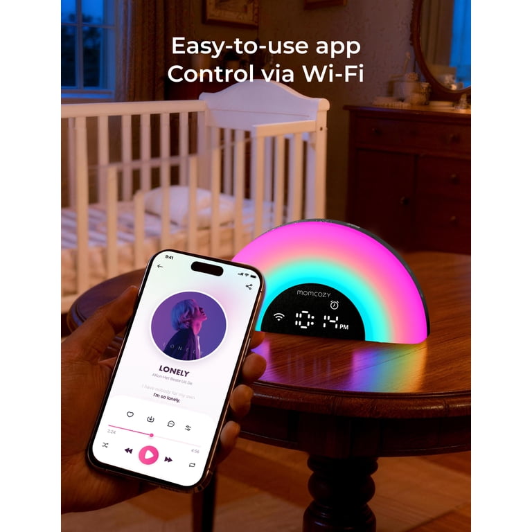Baby White Noise Sound Machine With Night Light photo 8