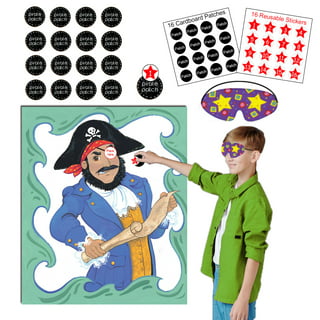 Pin the Patch on the Pirate Pirate Games Pirate Birthday 