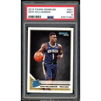 Zion Williamson Rookie Card 2019-20 Panini Donruss #201 PSA 9