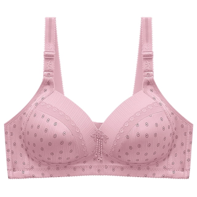 Daisyyozoid Rabais Soutien-Gorge de Sport Grande Taille pour Femmes Mode Imprimé Sans Armature Bonnets Rassemblés Dos Léger et Beau