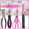 thumbnail image 5 of THINKWORK 41-Piece Pink Tool Kit for Women - Lady’s Tool Set with Rechargeable 3.6V Electric Screwdriver & Wide-Access Tool Bag, Ideal for Home DIY and Daily Maintenance, 5 of 9