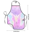 thumbnail image 2 of Sikiie Purple Sparkling Butterfly Aprons for Kitchen Cooking Aprons, Chef Apron for Men Women Chef, 2 of 7