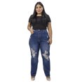 thumbnail image 2 of Jeans Talla Extra Corte Mom LOCURA  NCMP263, 2 of 4