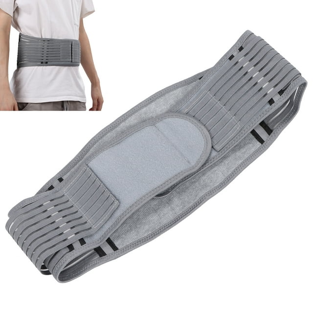 Soporte Para Espalda, Cinturón De Soporte Para Espalda De Hilo De Carbón De Bambú Para Hombres Para Salud Social Para Patio De Juegos Para Gimnasio Para Exteriores
