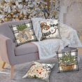 thumbnail image 6 of BOBOMOTI Christmas Pillow Covers 4 Pack 18x18in Christmas Decorative Pillow Covers Christmas Winter Holiday Cushion Case Decoration Clearance, 6 of 6