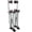 Silver, variant on Drywall Stilts 24"-40"Height Adjustable,Alumum Tool Stilts Suitable for Patg Walls, Prung Branches, Cleang,Performg Arts Activities.(Black)