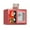 B style red, variant on Mini Safe Key Password,Double Insurance Anti-theft Home Safe Deposit Box Fire Safe for Office
