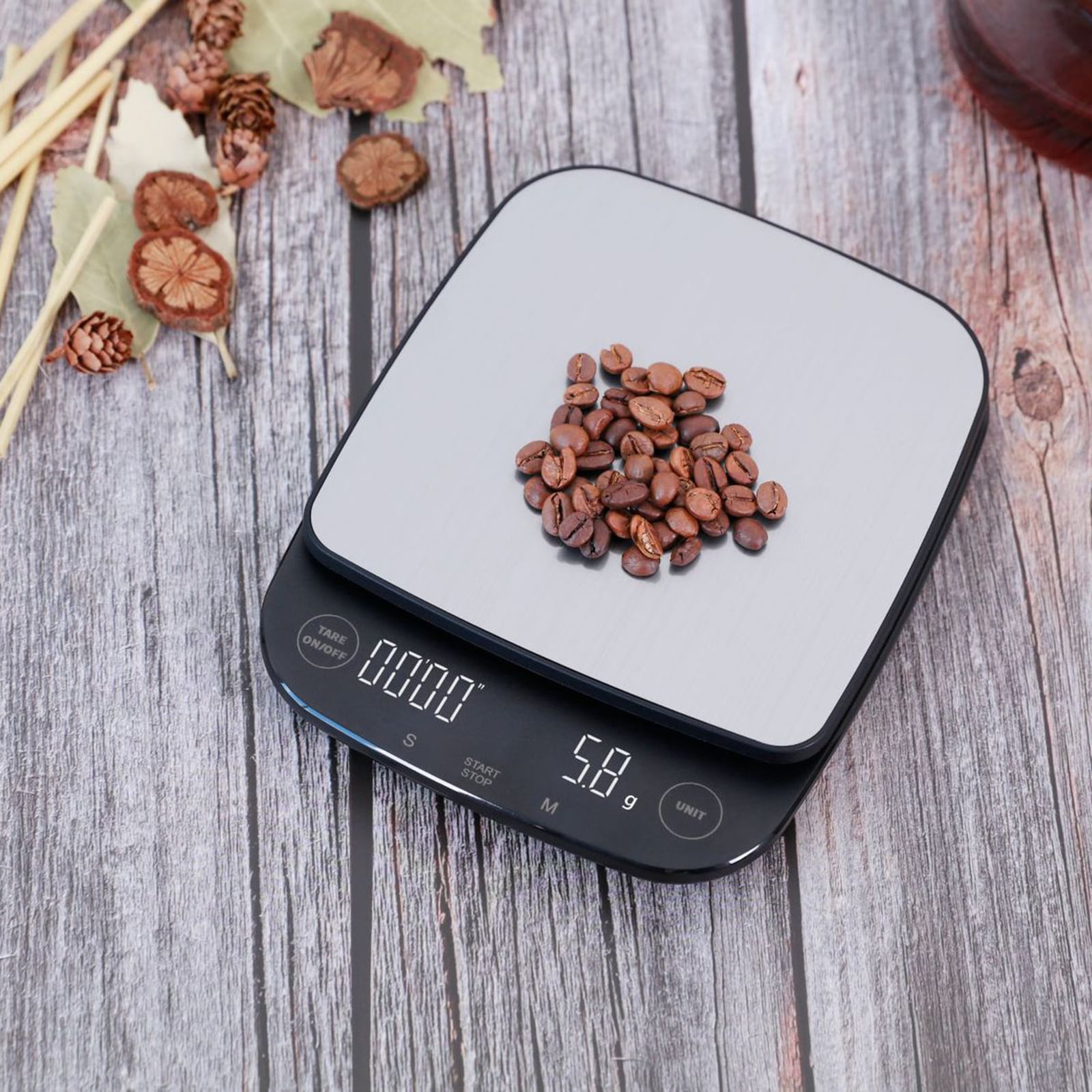BQBQERT Fashion Design Scale Coffee Scale Digital Food Scale 3kg/ 0.1g Kitchen Scale Cooking Scale for Baking Jewelry