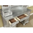 thumbnail image 4 of Olivia Transitional 9-Drawer Vanity Set, Silver, 4 of 6