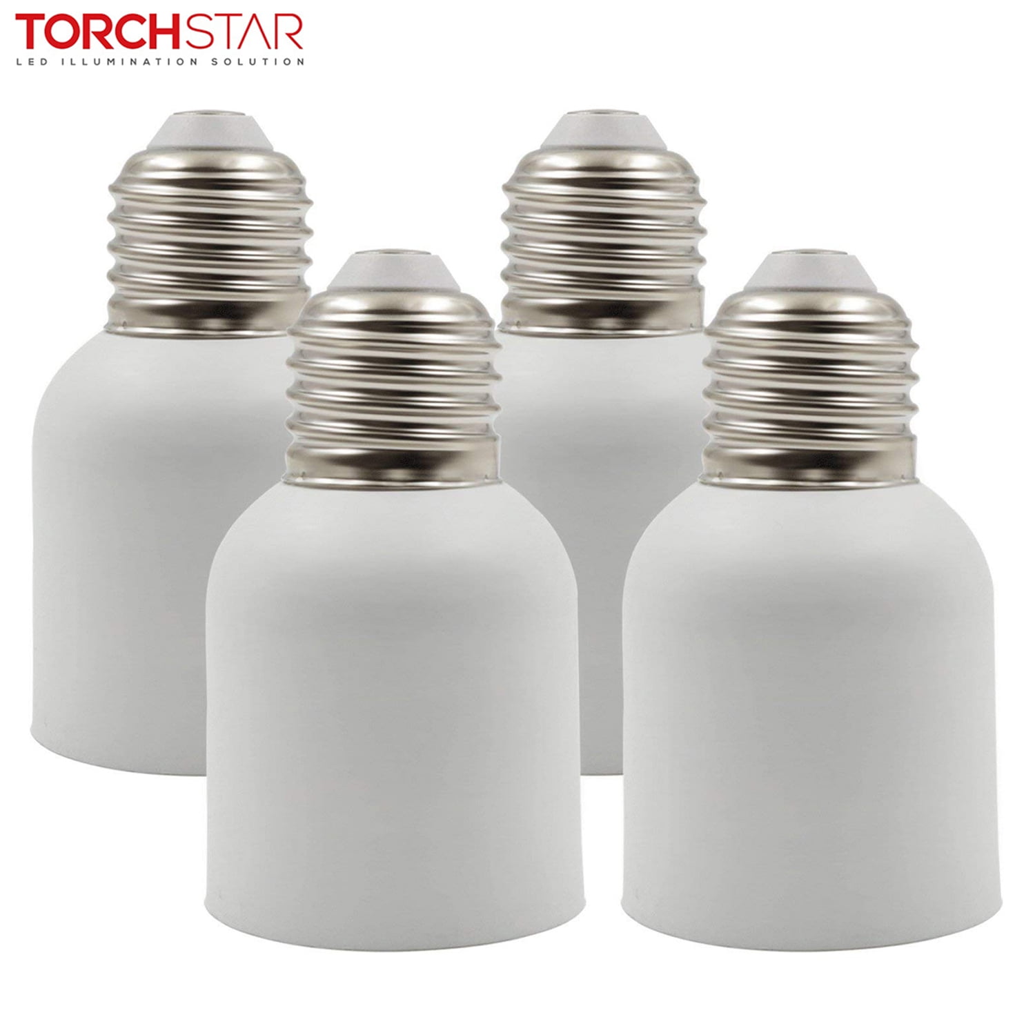 Light Socket Adapter Medium Screw Base E26/27 to E39/40 Holder LED Bulb Lamps 3" 