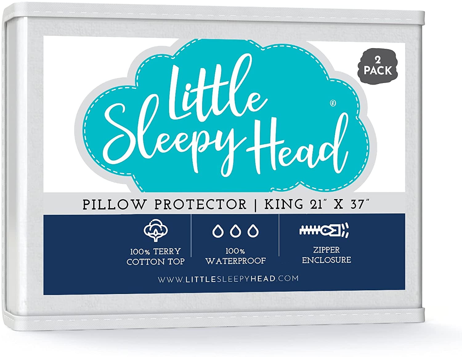 Little Sleepy Head Pillow Protector King