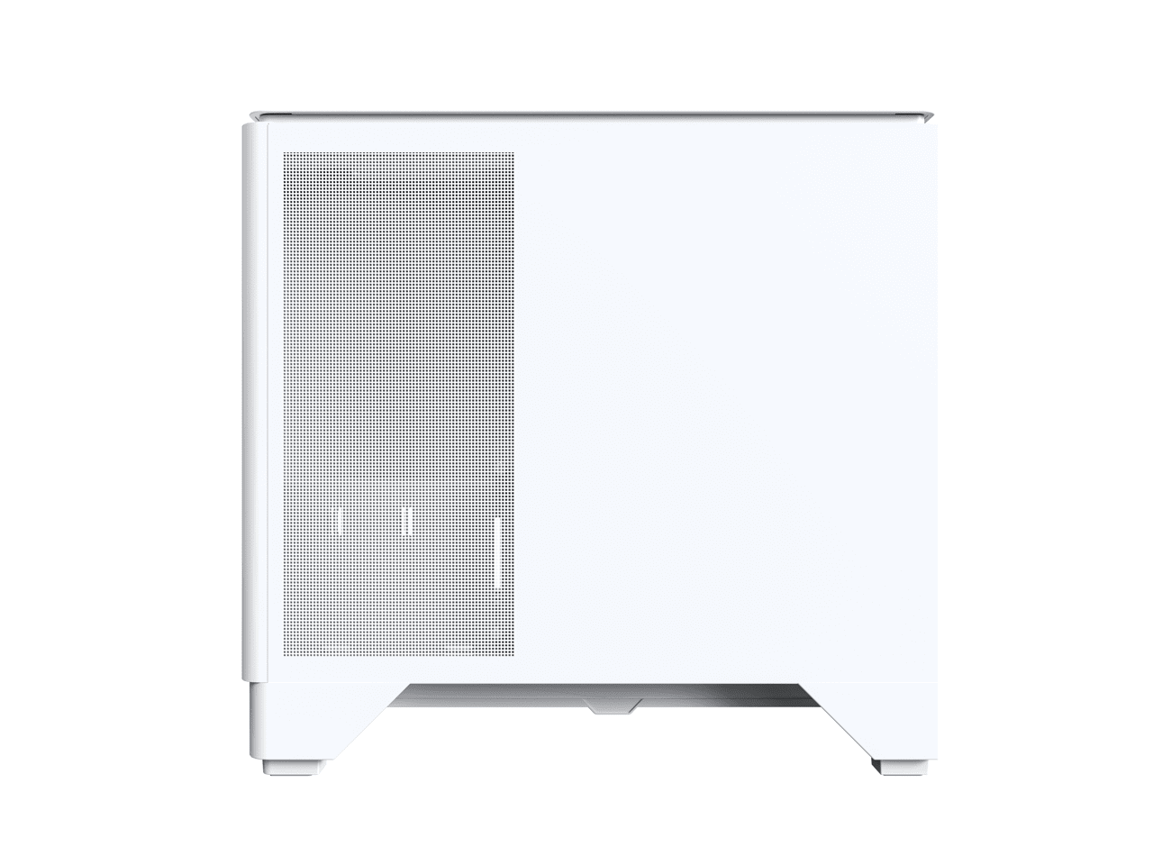 MONTECH KING 15 PRO Micro-ATX PC Case, Curved Panoramic Glass, Chimney Airflow, 360mm Radiator Support, Compact Build for High-Performance Systems, 4 ARGB PWM Fan Pre-Installed with Fan Hub, White