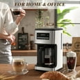 thumbnail image 2 of Havato 14-Cup Drip Coffee Maker, Stylish and Compact Coffee Machine for Home/Kitchen/Coffee Shop,Silver, 2 of 7