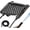 Matte Black, variant on HOPOPRO 2-in-1 High Pressure Rain Shower Head with Handheld, Black Dual Showerheads with Hose, Tool-Free Install