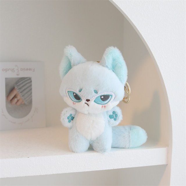 Cielo estrellado pequeño lobo Panda oveja peluche colgante Linda muñeca cama regalo para niños niñas zhangyuxiang LED
