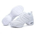 thumbnail image 4 of Womens Girls Dance Sneakers Split Sole Jazz Shoes Kids Adults Lace Up Practice, 4 of 5