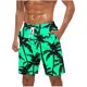 thumbnail image 1 of Pantalones Cortos para Hombre Cintura Elástica con Bolsillos Pantalones Cortos de Impresión de Moda Casual Pantalones de Playa para el Uso Diario Al Aire Libre de Primavera Verano, 1 of 5