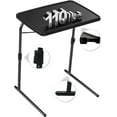 Adjustable TV Tray Folding Table Trays with 6 Height & 3 Tilt Angle Bed
