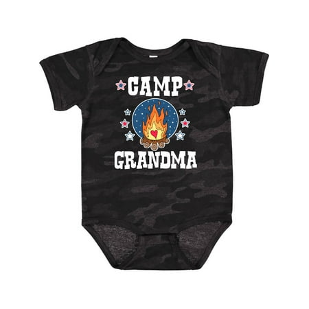 

Inktastic Camp Grandma with Campfire and Stars Gift Baby Boy or Baby Girl Bodysuit
