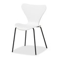 thumbnail image 2 of Baxton Studio Jaden Modern & Contemporary Dining Chair, White (Set of 4), 2 of 7