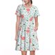 thumbnail image 1 of Balery Cute Flamingo Vestidos sueltos de manga corta para mujer, vestidos de verano 2025, vestidos casuales de corte A con vuelo., 1 of 6