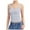 Grey, variant on Basic Camisole For Women Tanks Tops Solid Color Square Neck Double Lined Clothes Outfits 2025