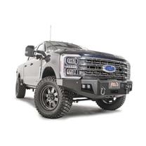 Fab Fours Heavy Duty Steel Rear Bumper With Steps – Fits Specific Truck/SUV Models, 3/4” D-Rings, Retains Hitch & Wiring