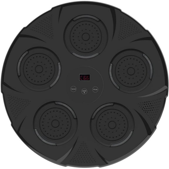 Annuodi Boxing Machine Equipment Fun Music Punching Machine with USB Charging & Bluetooth Wall Mounted Smart Boxing Training Game for Stress Release Indoor Exercise Black/White