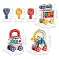 thumbnail image 2 of Baby Toys 1 Year Old, 3 Pcs Toy Trucks Mini Car Toys for 1 Year Old Boy, Toddler Developmental Sensory Shape Learning Toys Birthday Gifts for Boy Girl, 2 of 8