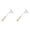 F1_2pc 13.39" White, variant on ERTZAE Reusable Garden Tie Clip - Flexible Vine Binding Strap For Tomato Cage Greenhouse,Garden Plant Tie,Figure 8 Plant Tie Clip 2.32in - Butterfly Buckle Gourd Ring for Vine Garden Support