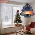 thumbnail image 4 of Stylish Metal Hanging Christmas Tree Wind Spinner - Vibrant Sunset Colors & Layered Design for Festive Yard & Garden Decor, 4 of 7