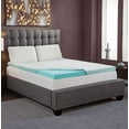 thumbnail image 2 of IntelliSLEEP Natural Comfort 3" Memory Foam Topper, CAL King, 2 of 2