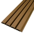 thumbnail image 1 of Lambrin Decorativa Panel Wpc Enorme Tipo Madera Exterior Teka Marrón Claro 290 x 22 x 2.6 cm, 1 of 4