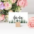 thumbnail image 3 of Koyal Wholesale Watercolor Pine Trees Woodland Forest Place Cards for Wedding Party Tables, Seating Place Cards, 60 Pk, 3 of 5