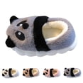 thumbnail image 4 of XIMIN Toddler Kids Cute Animal House Slippers Fuzzy Warm Bedroom Shoes with Non-Slip Cartoon Panda Cozy Memory Foam Home Fluffy Slippers, 4 of 4