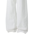 thumbnail image 5 of lcziwo Mens Cargo Work Pants Beach Comfortable Drawstring Pants with Pockets Big and Tall Summer Relaxed Fit Construction Pants White XXXL, 5 of 5